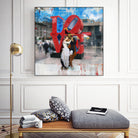 Love II by José Luis Guerrero on GIANT ART - red digital painting