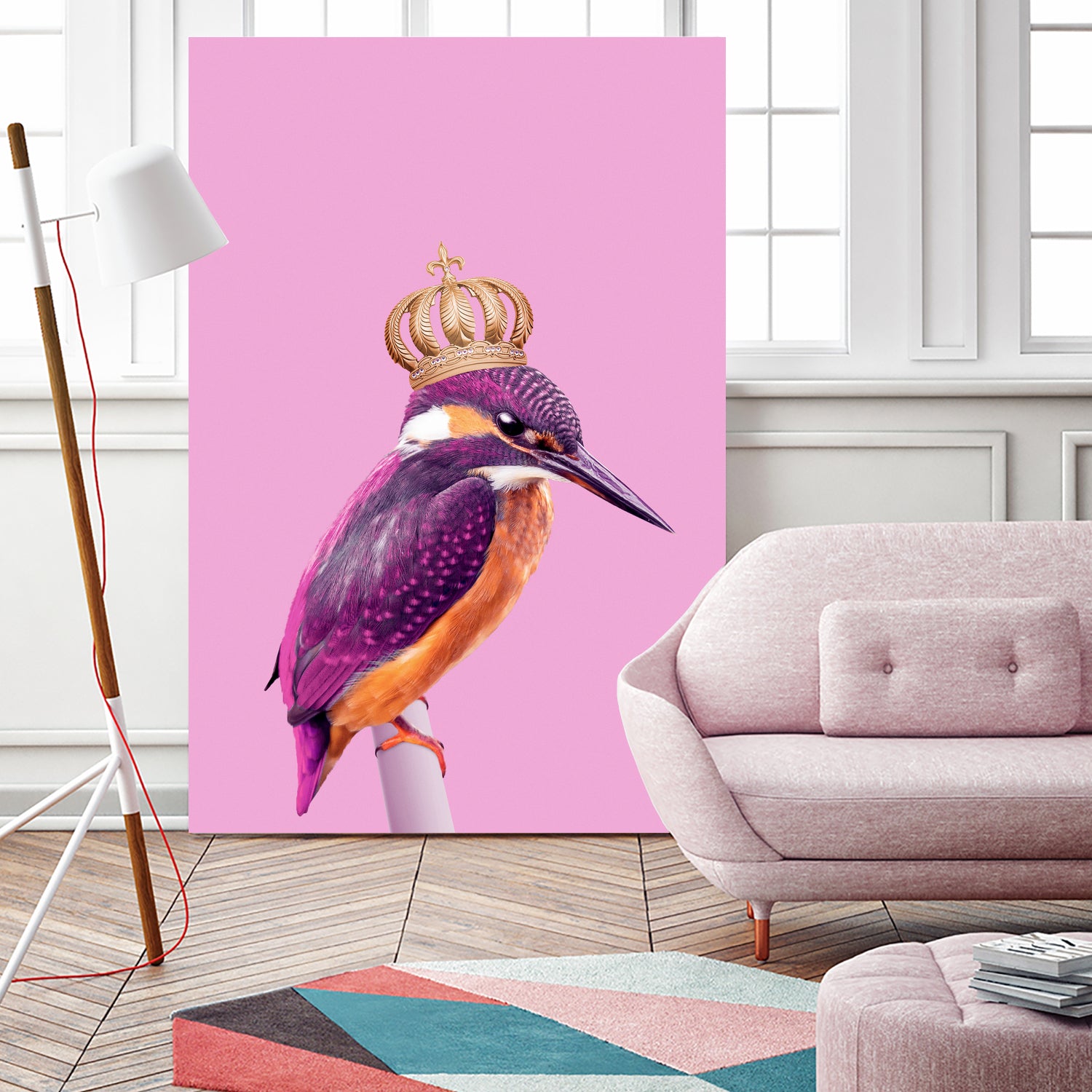 QUEENFISHER by Jonas Loose on GIANT ART - pink photo manipulation