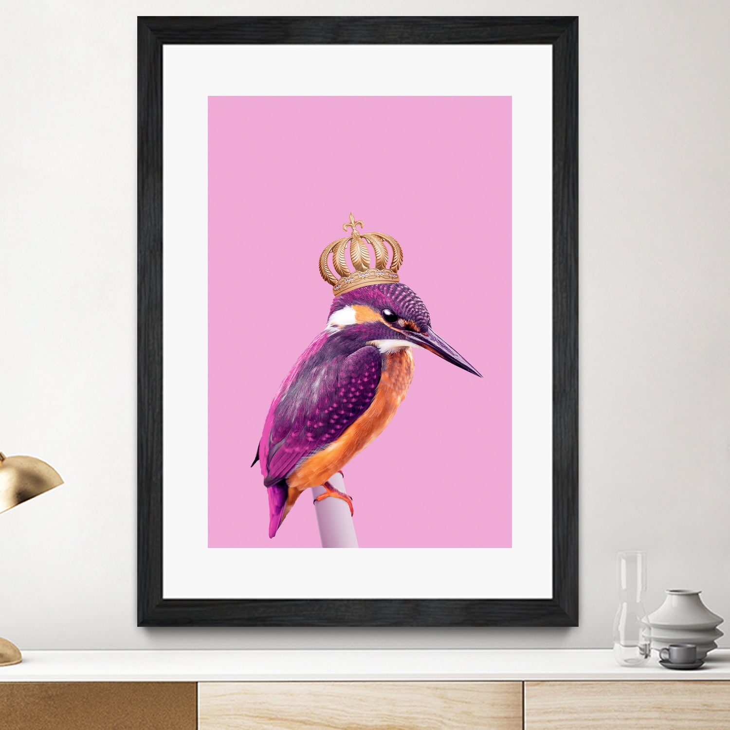 QUEENFISHER by Jonas Loose on GIANT ART - pink photo manipulation