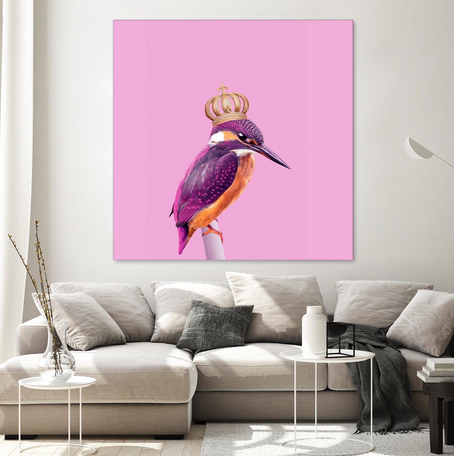 QUEENFISHER by Jonas Loose on GIANT ART - pink photo manipulation