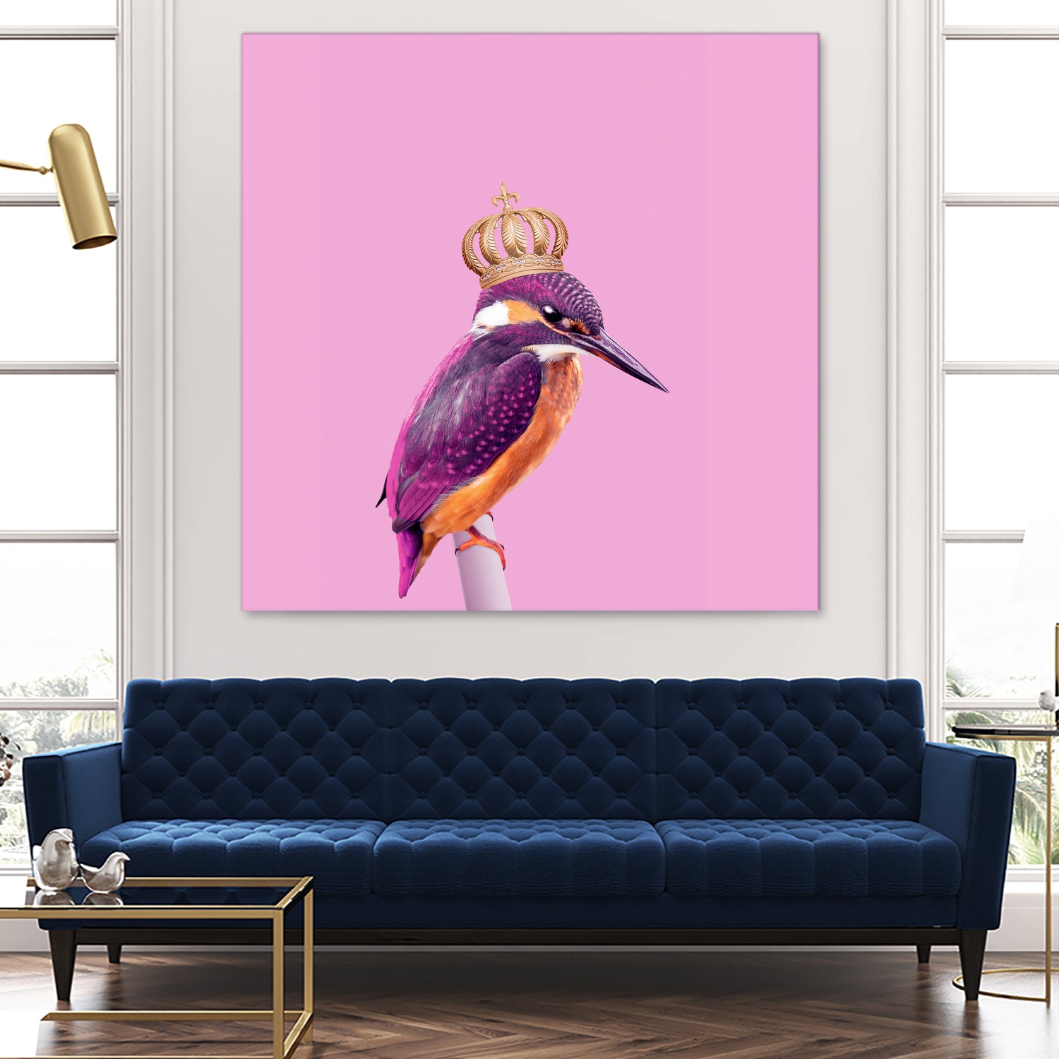 QUEENFISHER by Jonas Loose on GIANT ART - pink photo manipulation