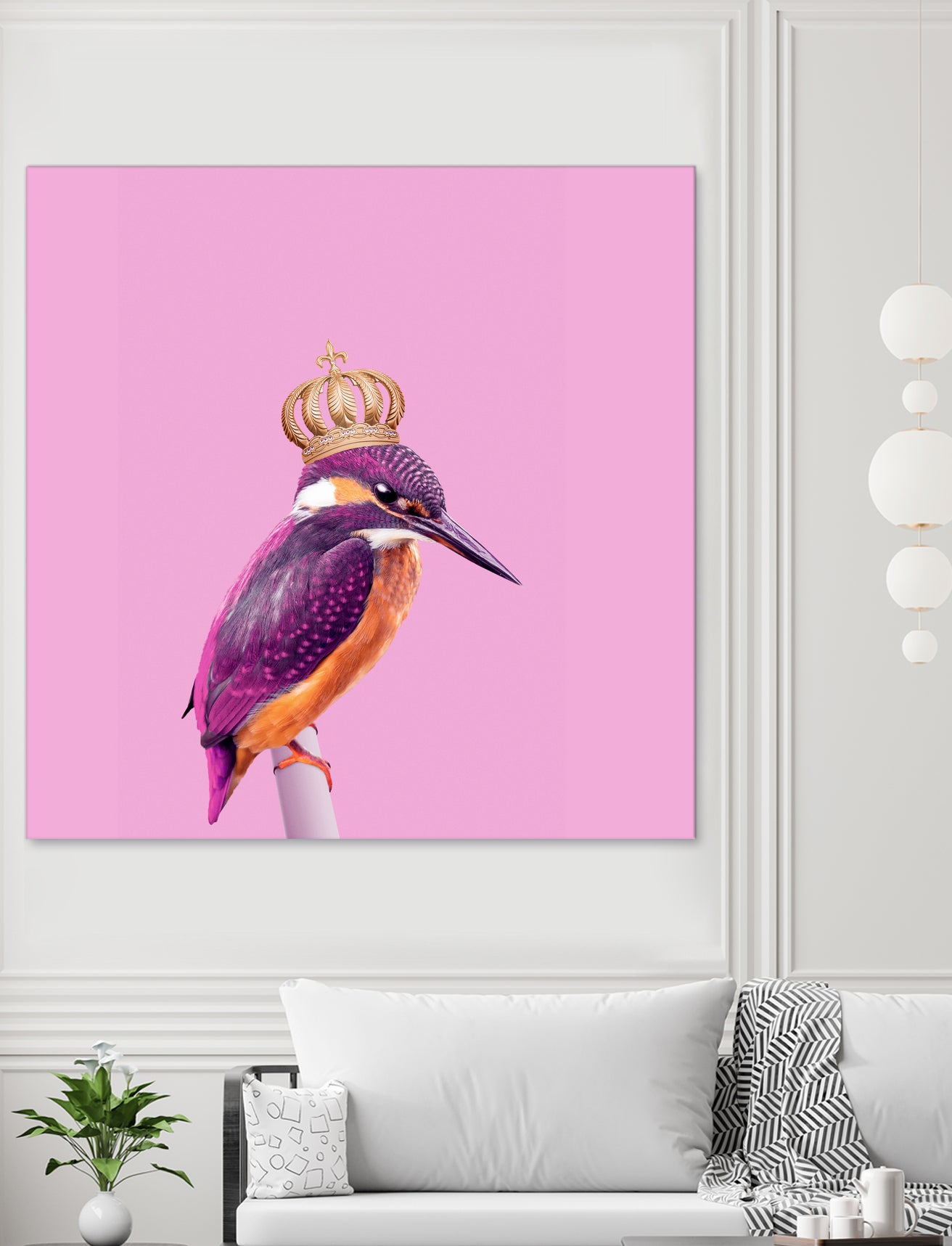 QUEENFISHER by Jonas Loose on GIANT ART - pink photo manipulation