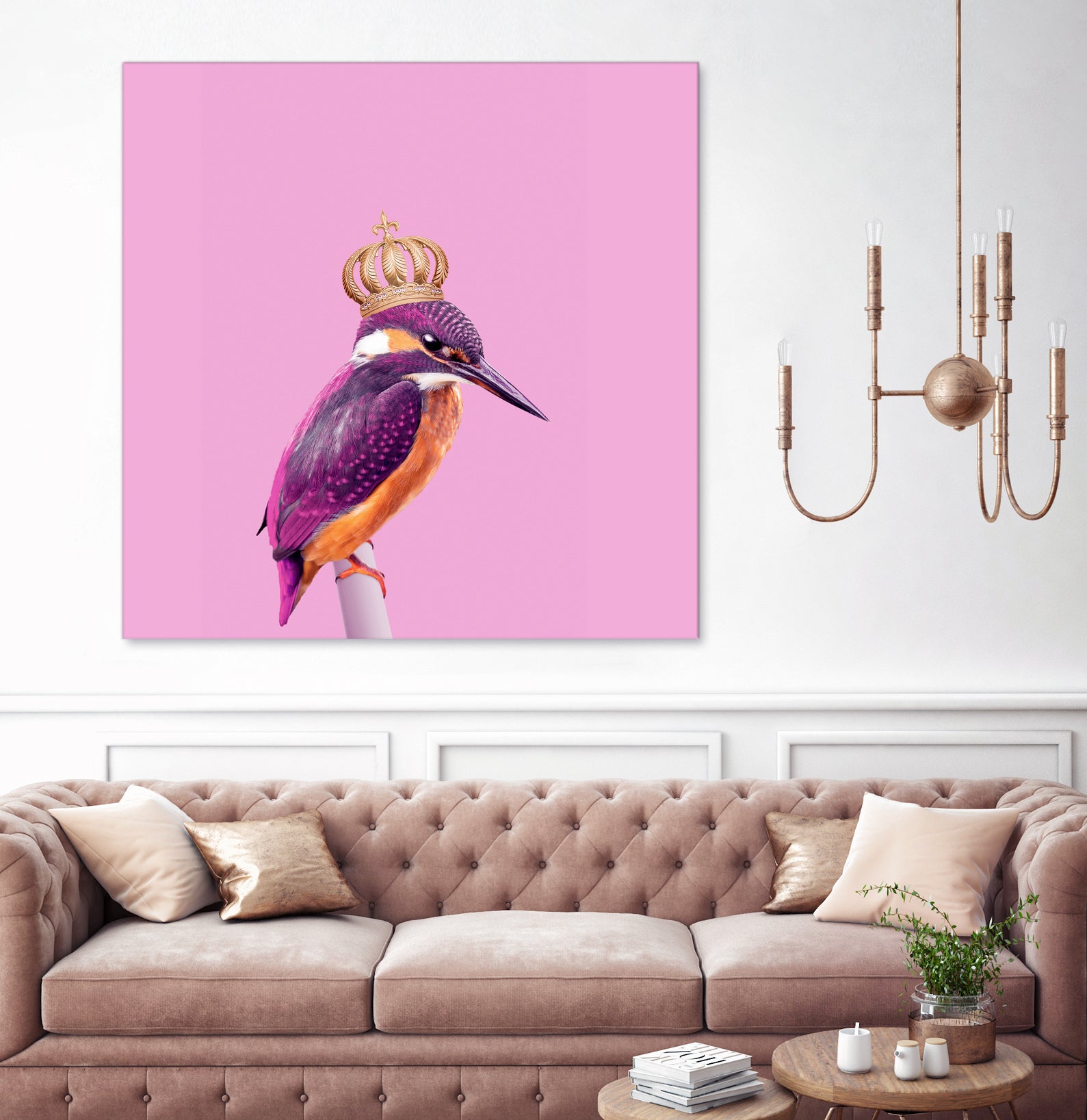 QUEENFISHER by Jonas Loose on GIANT ART - pink photo manipulation