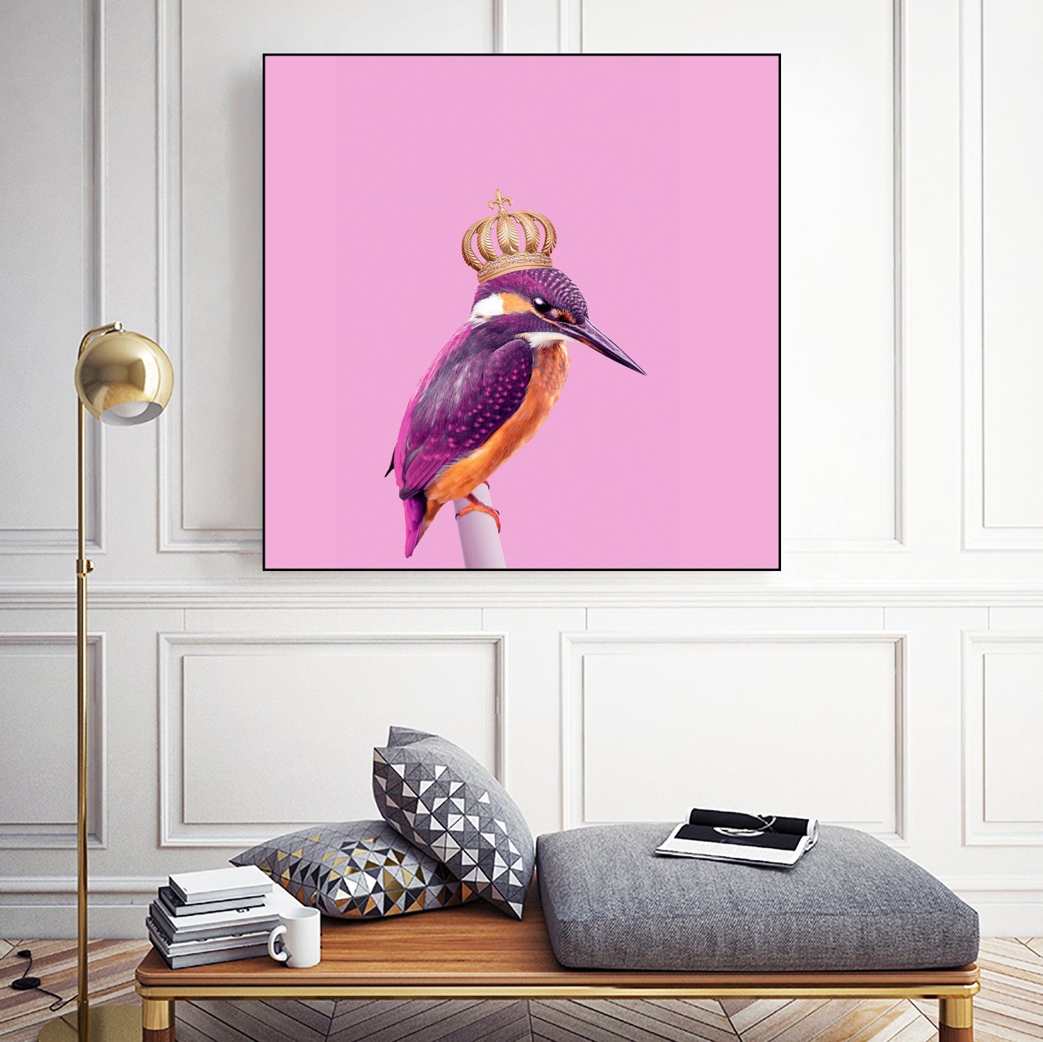 QUEENFISHER by Jonas Loose on GIANT ART - pink photo manipulation