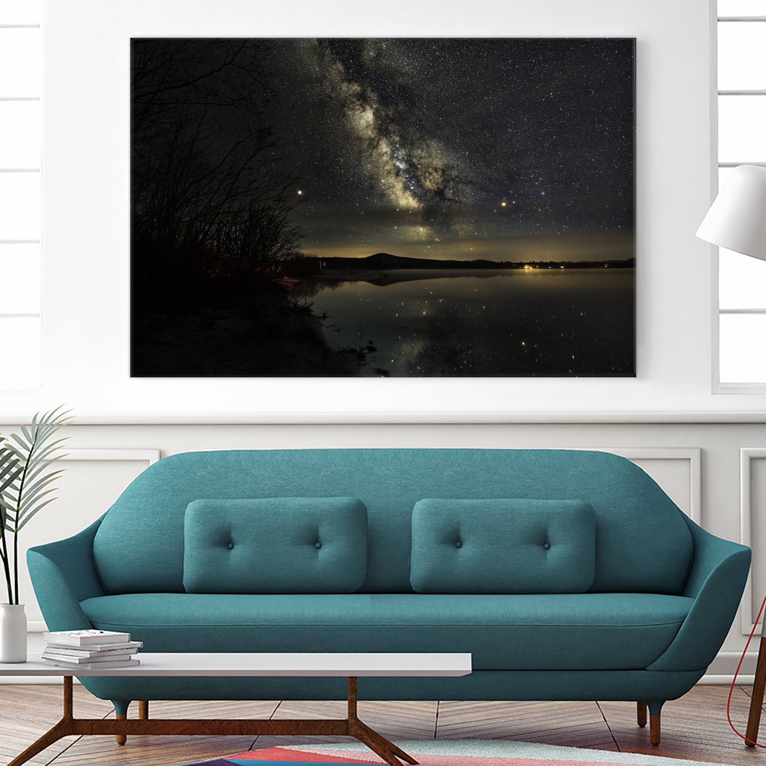 Milky way by Lorenzo Bustillo on GIANT ART - gray photo illustration