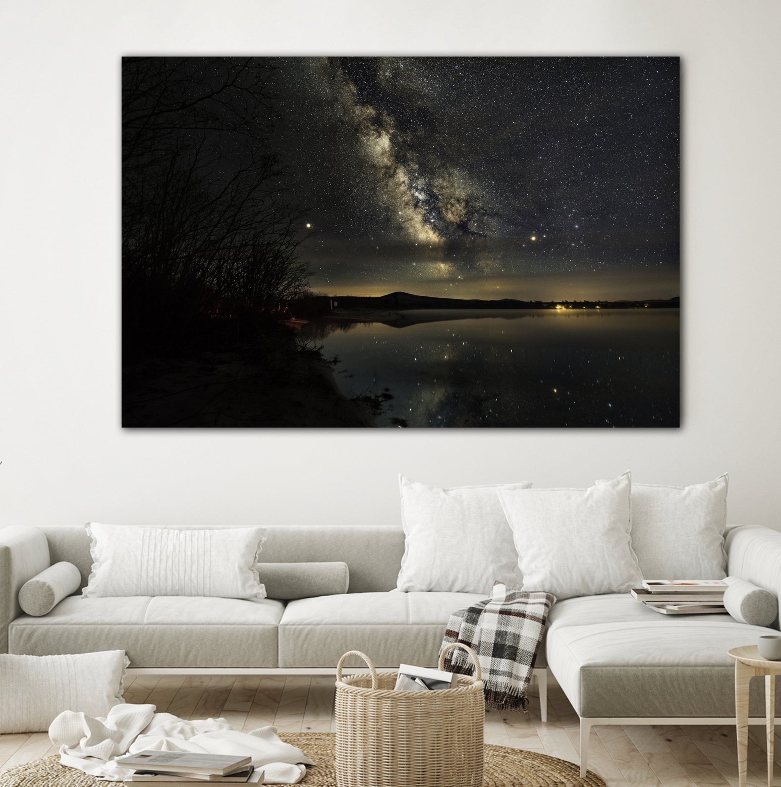 Milky way by Lorenzo Bustillo on GIANT ART - gray photo illustration