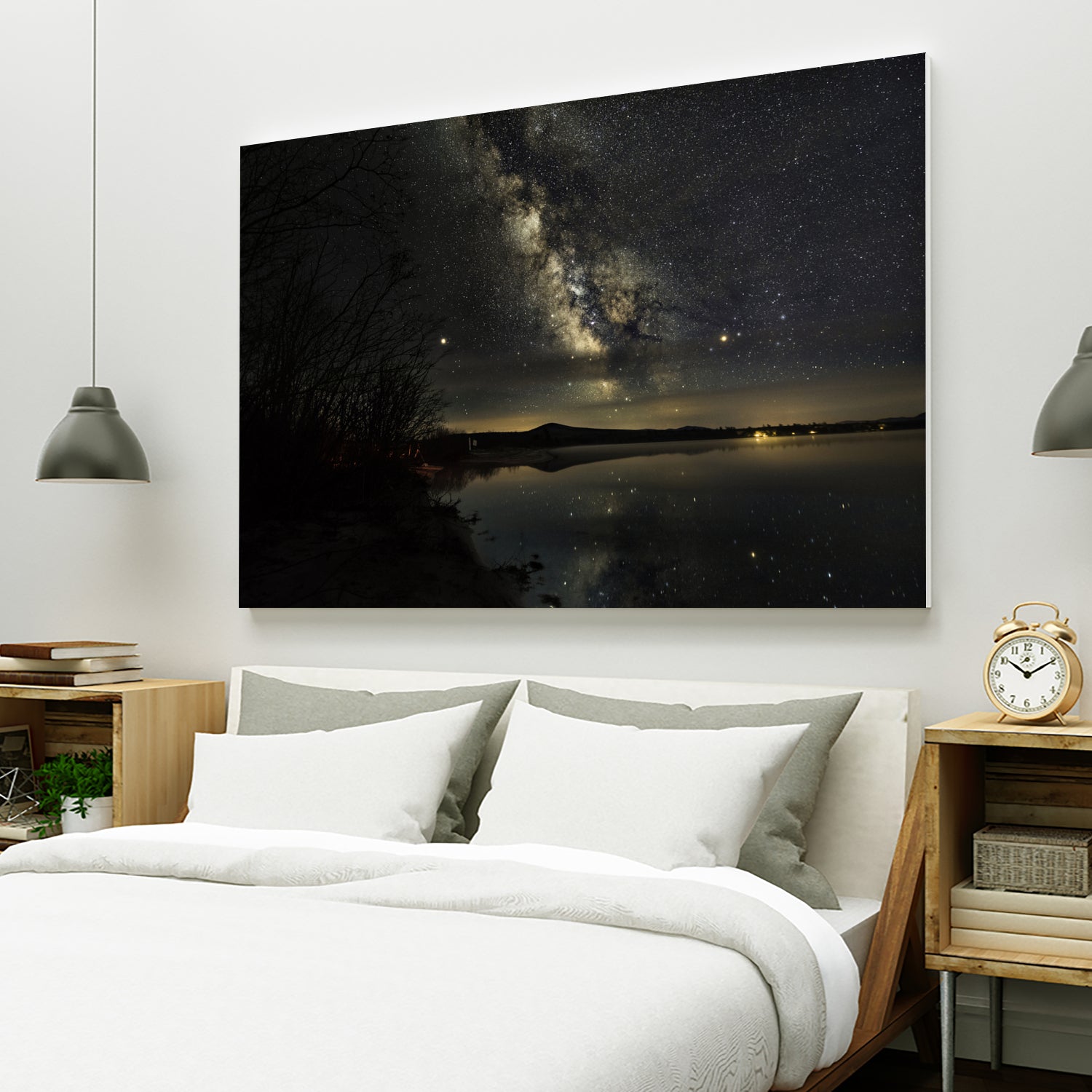 Milky way by Lorenzo Bustillo on GIANT ART - gray photo illustration