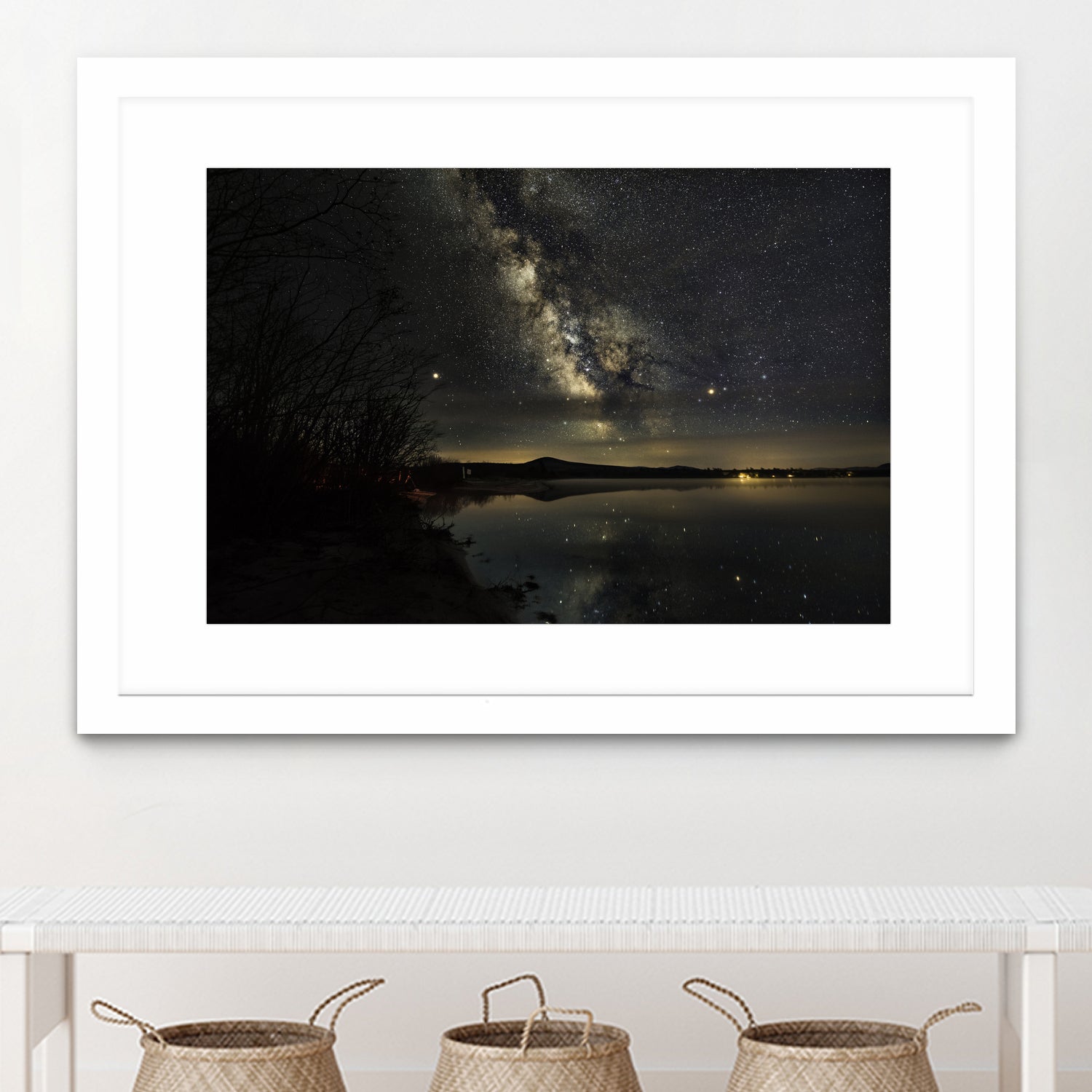 Milky way by Lorenzo Bustillo on GIANT ART - gray photo illustration