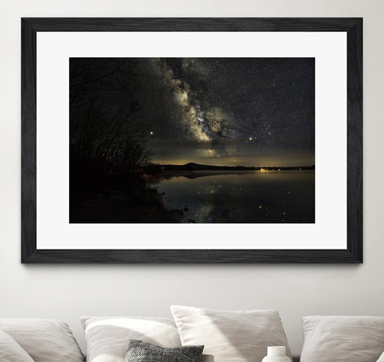 Milky way by Lorenzo Bustillo on GIANT ART - gray photo illustration