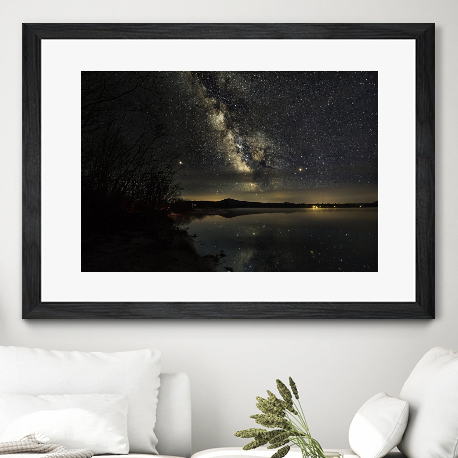 Milky way by Lorenzo Bustillo on GIANT ART - gray photo illustration