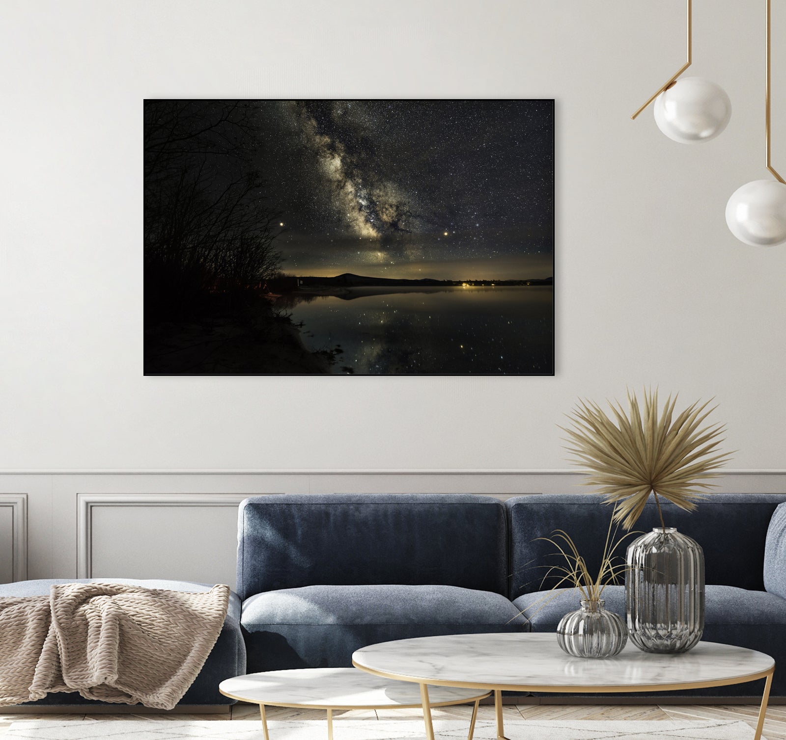 Milky way by Lorenzo Bustillo on GIANT ART - gray photo illustration