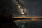 Milky way by Lorenzo Bustillo on GIANT ART - gray photo illustration