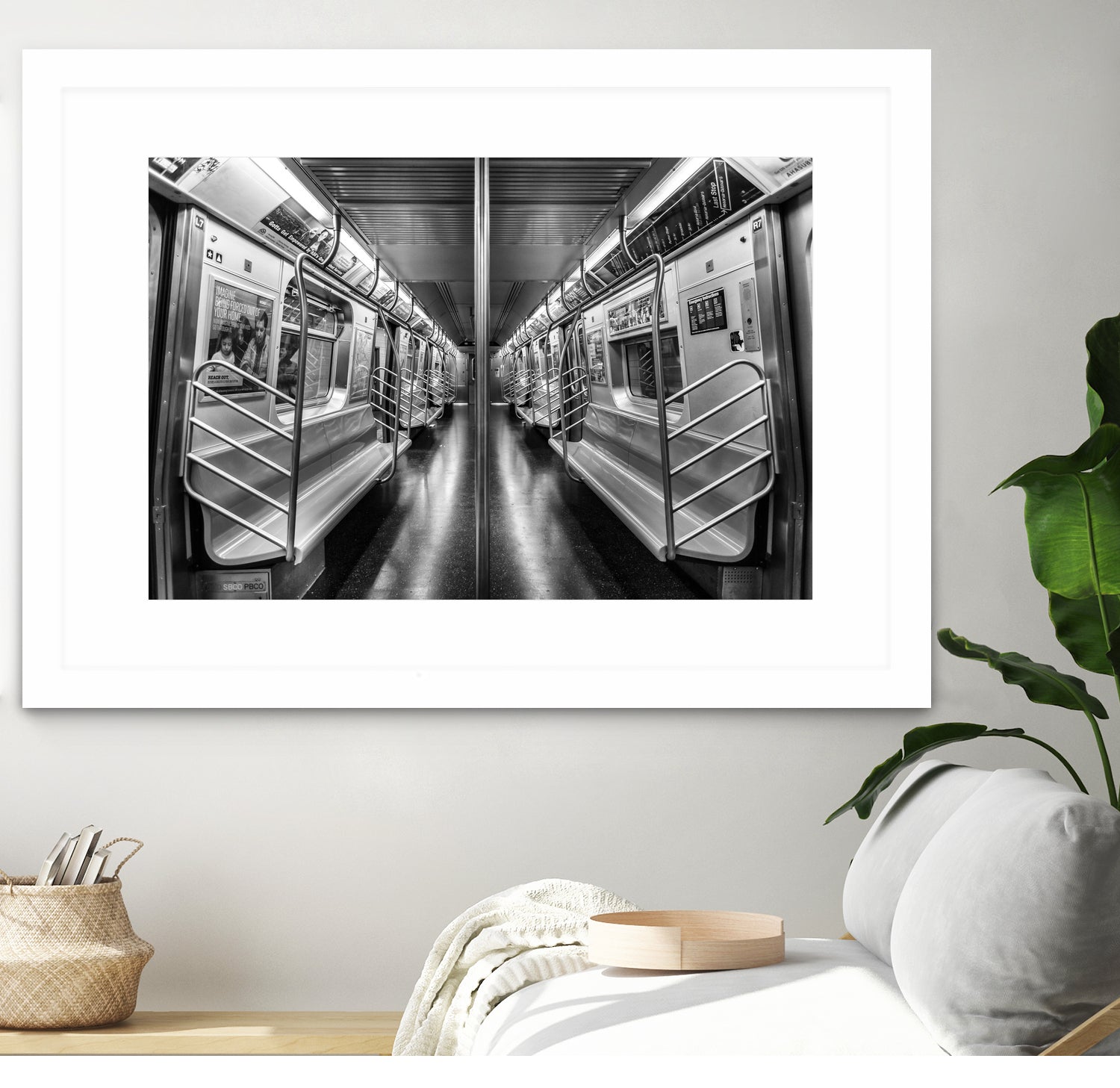 NYC subway N train by Jianfeng Chen on GIANT ART - black photo manipulation