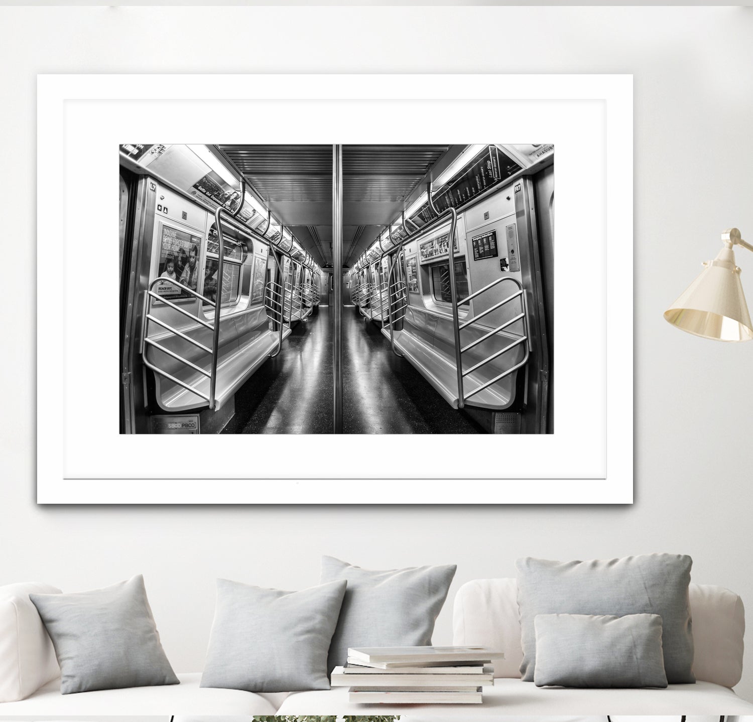 NYC subway N train by Jianfeng Chen on GIANT ART - black photo manipulation