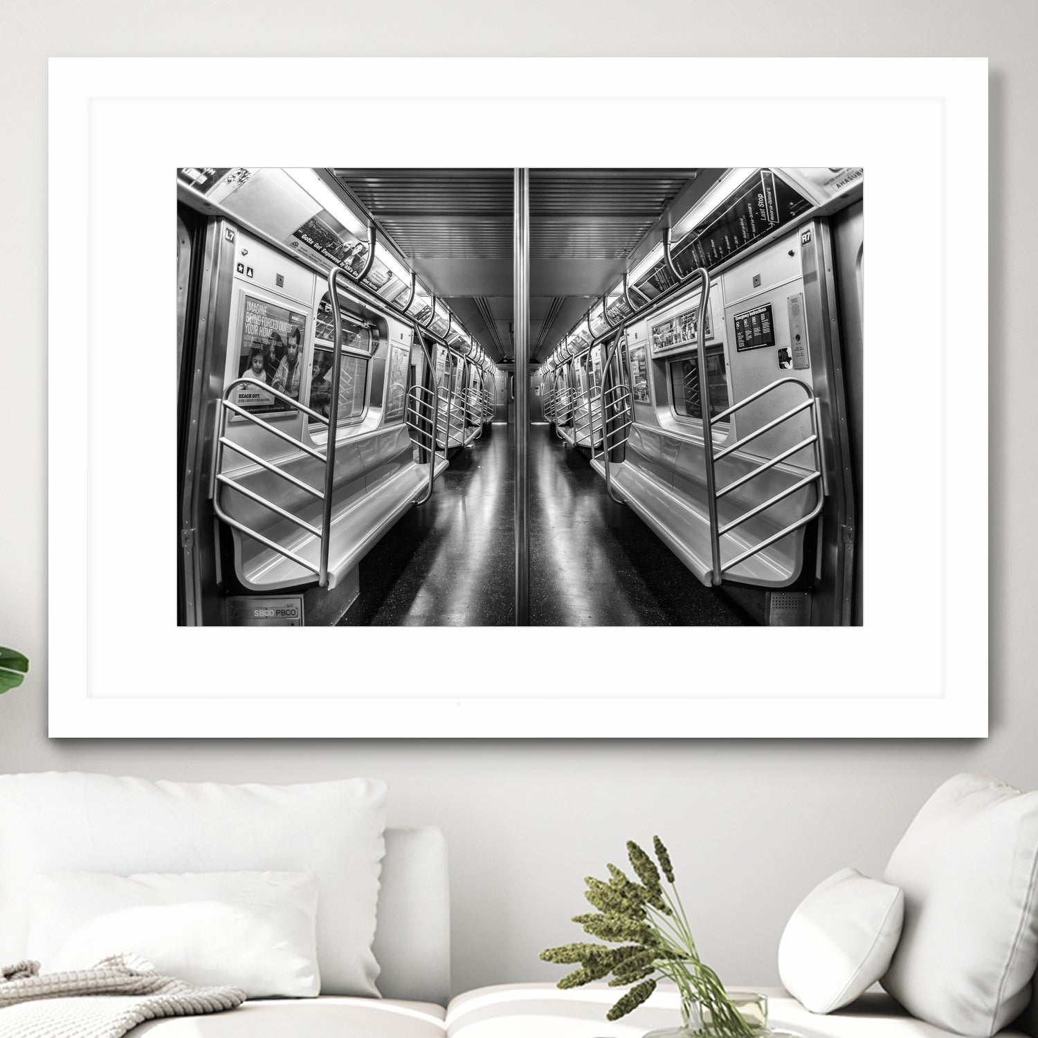 NYC subway N train by Jianfeng Chen on GIANT ART - black photo manipulation