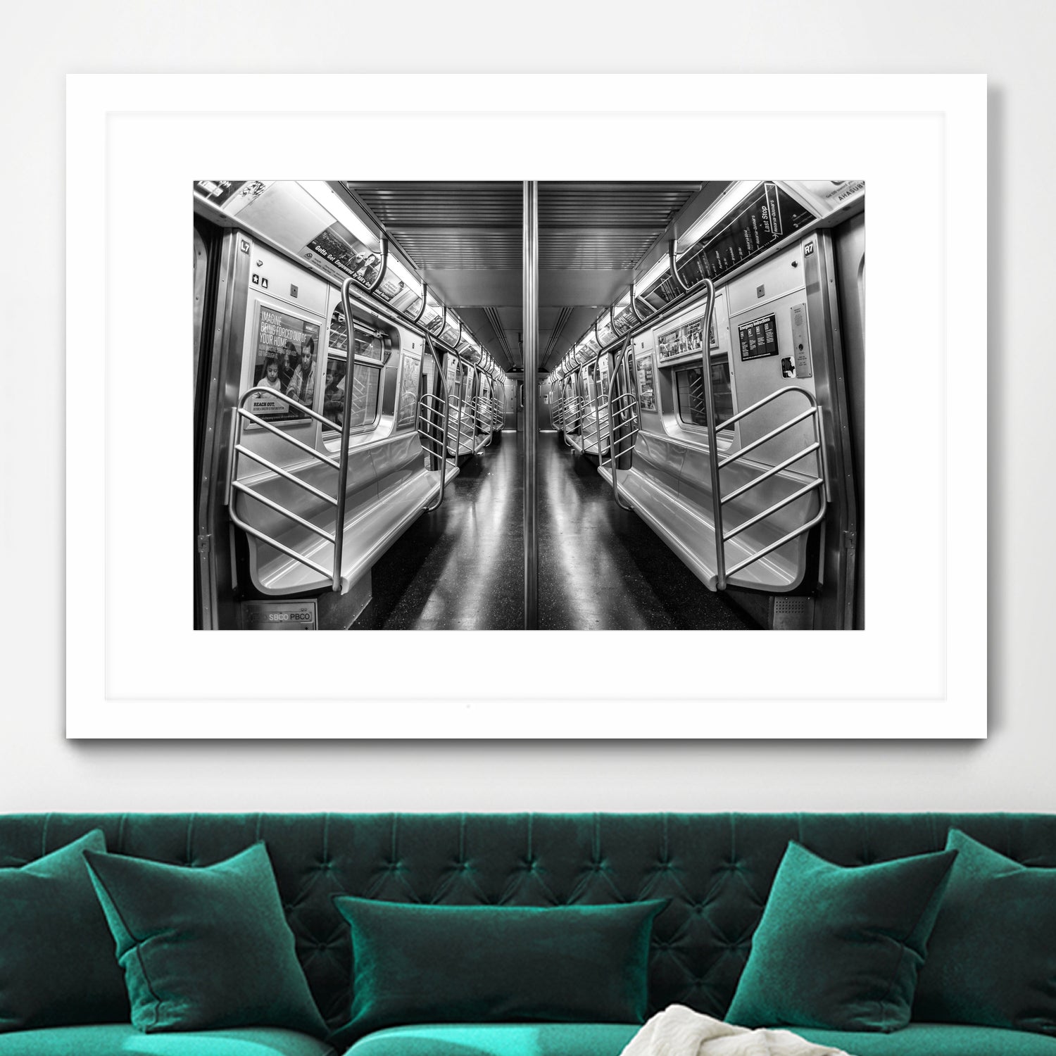 NYC subway N train by Jianfeng Chen on GIANT ART - black photo manipulation