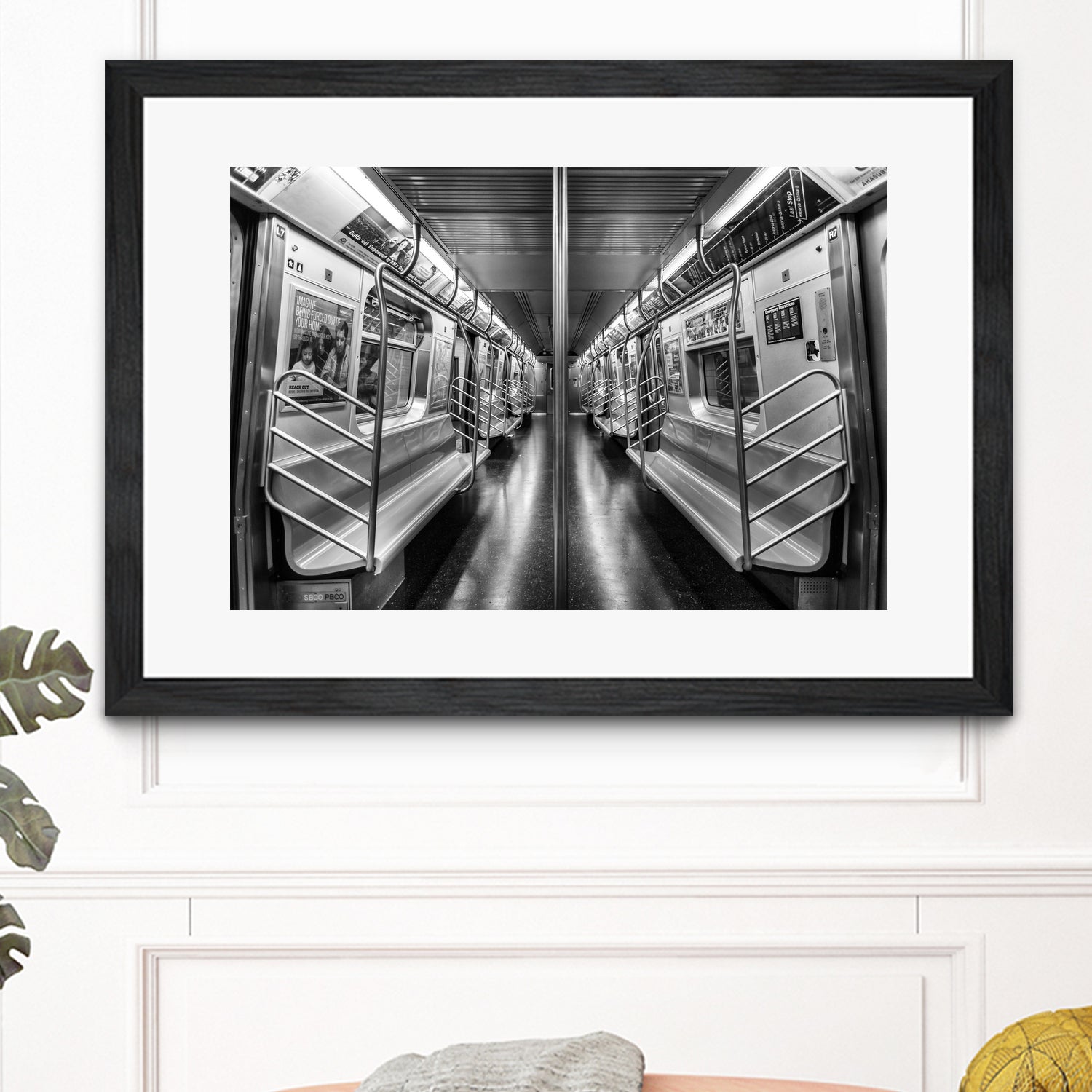 NYC subway N train by Jianfeng Chen on GIANT ART - black photo manipulation