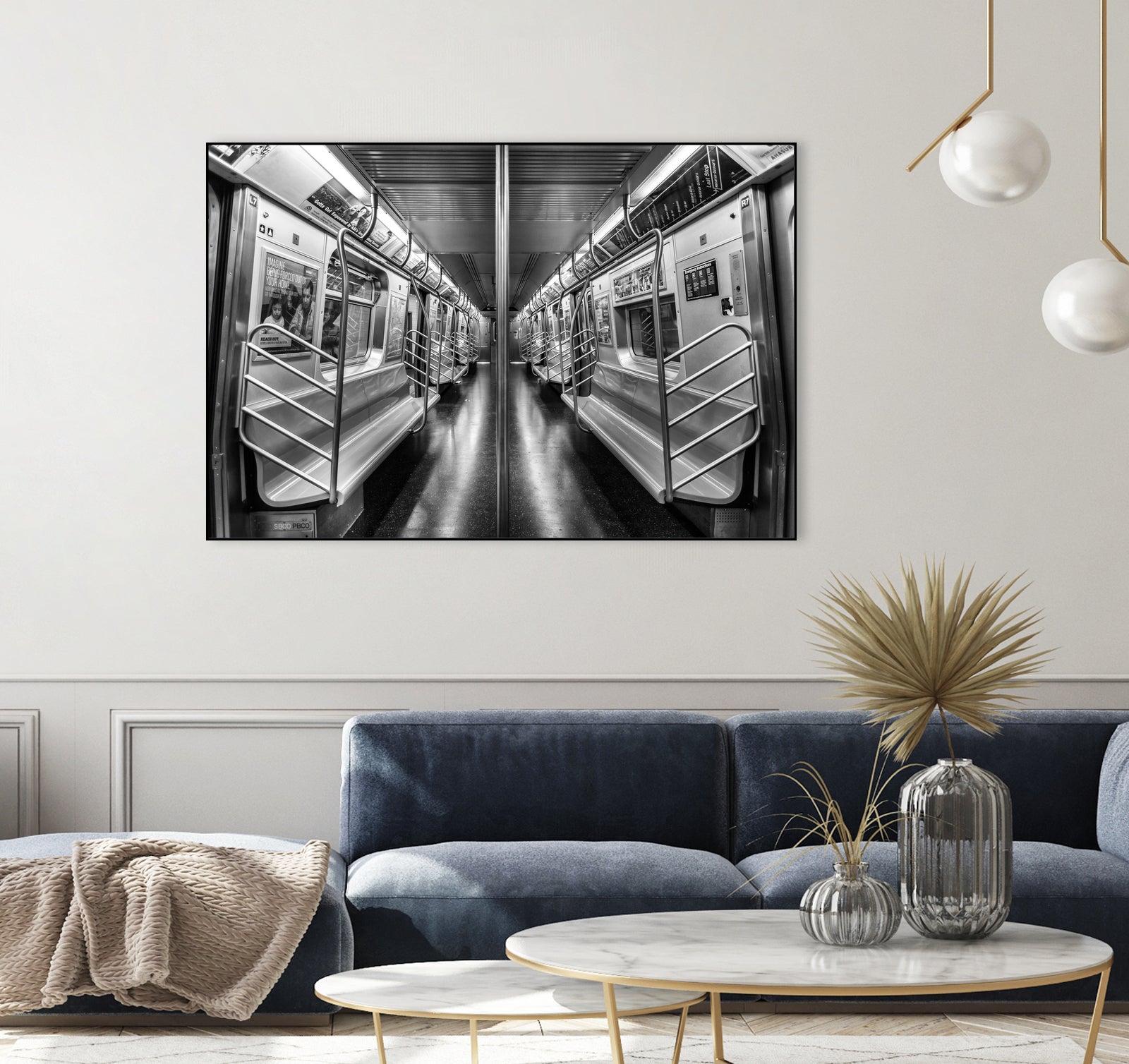 NYC subway N train by Jianfeng Chen on GIANT ART - black photo manipulation