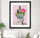 Cactus Lady by dada22 . on GIANT ART - pink photo illustration