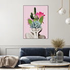 Cactus Lady by dada22 . on GIANT ART - pink photo illustration