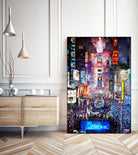 New York City - Times Square by Rafael Salazar on GIANT ART - blue digital painting