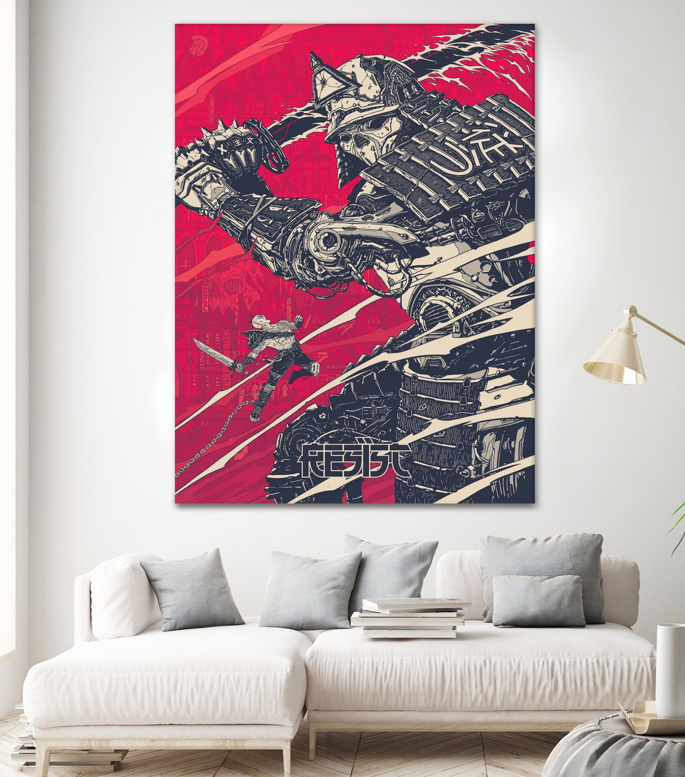 Resistor by Dean Falsify Cook on GIANT ART - red digital painting