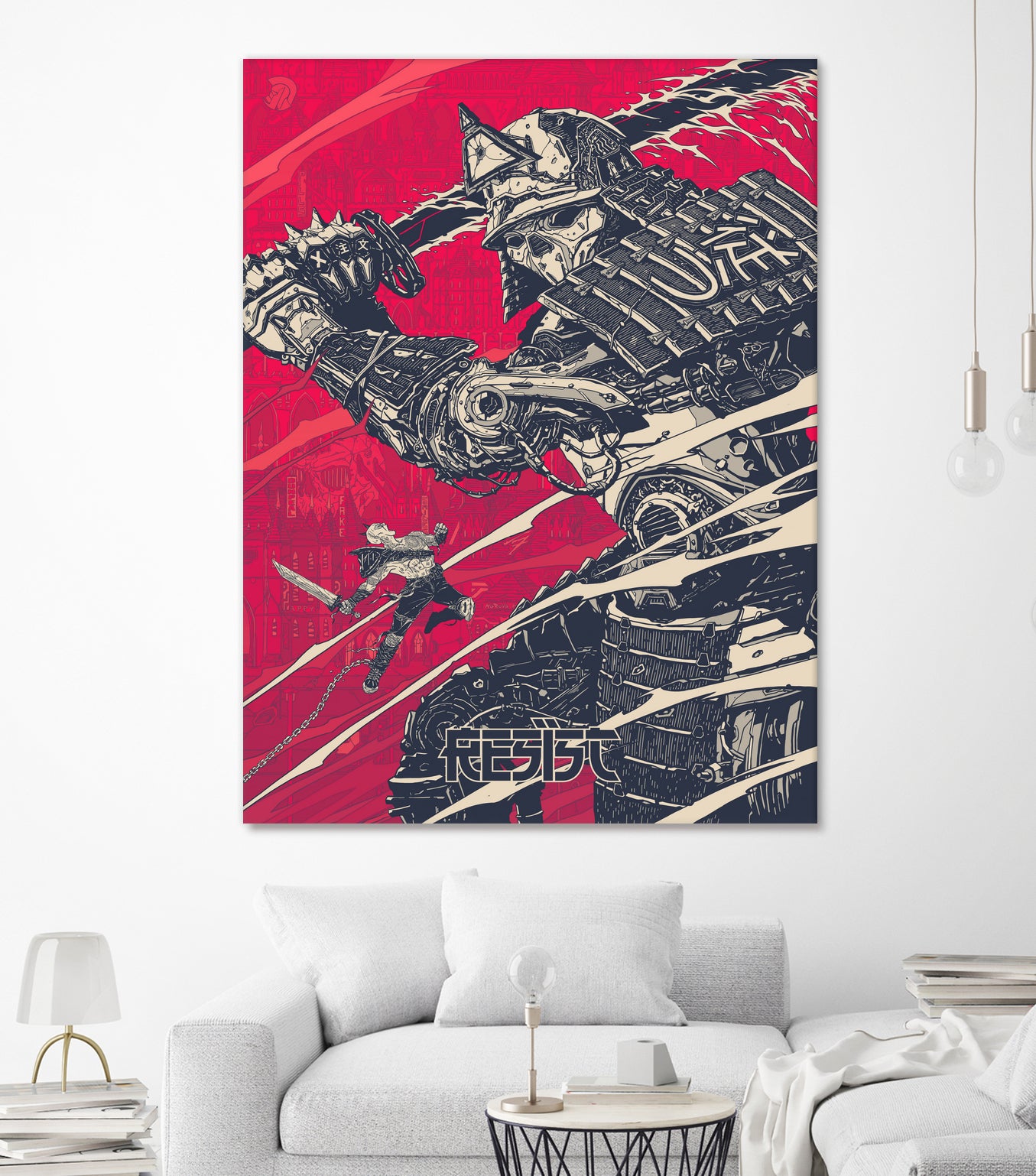 Resistor by Dean Falsify Cook on GIANT ART - red digital painting