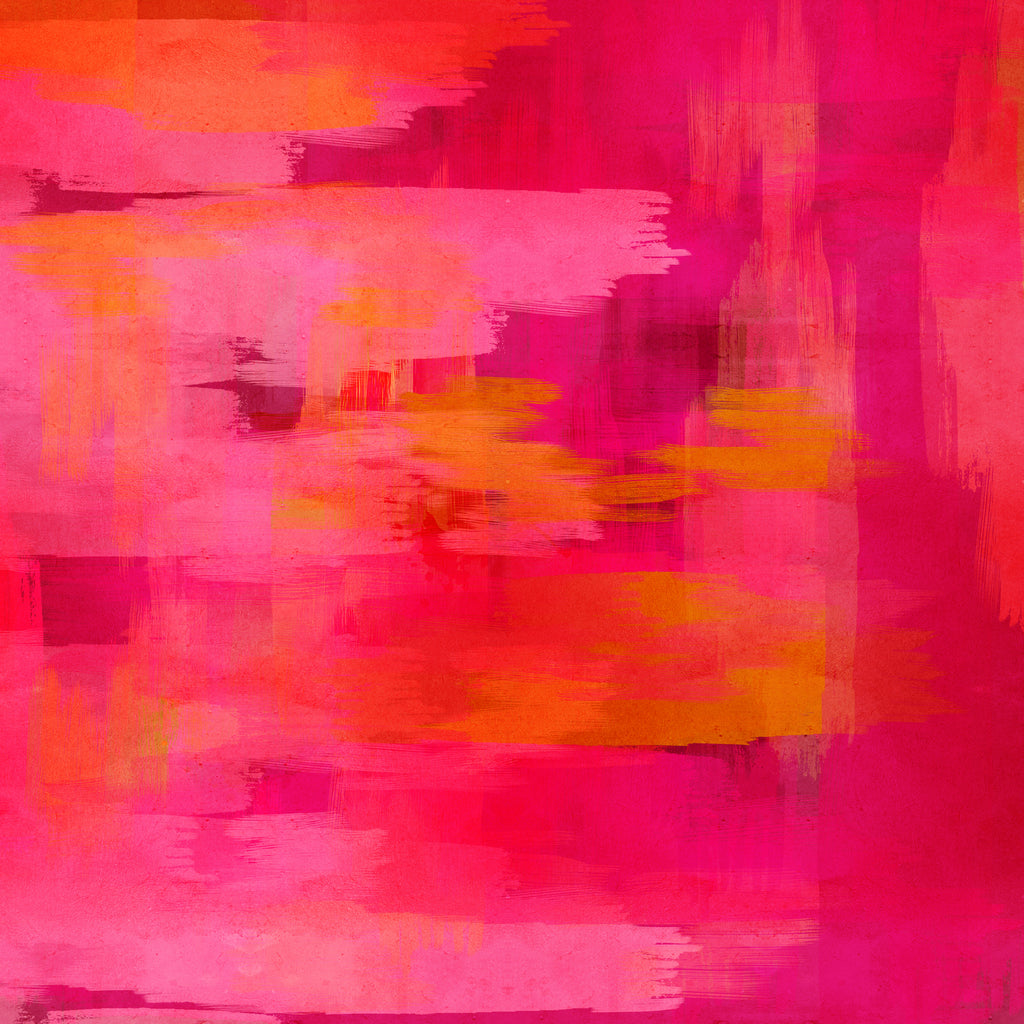 Abstract brushstrokes in pastel pinks and oranges by Mar Cantón on GIANT ART - white digital painting