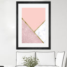 Glitter and marble by Denitsa Tsonkova on GIANT ART - pink digital drawing