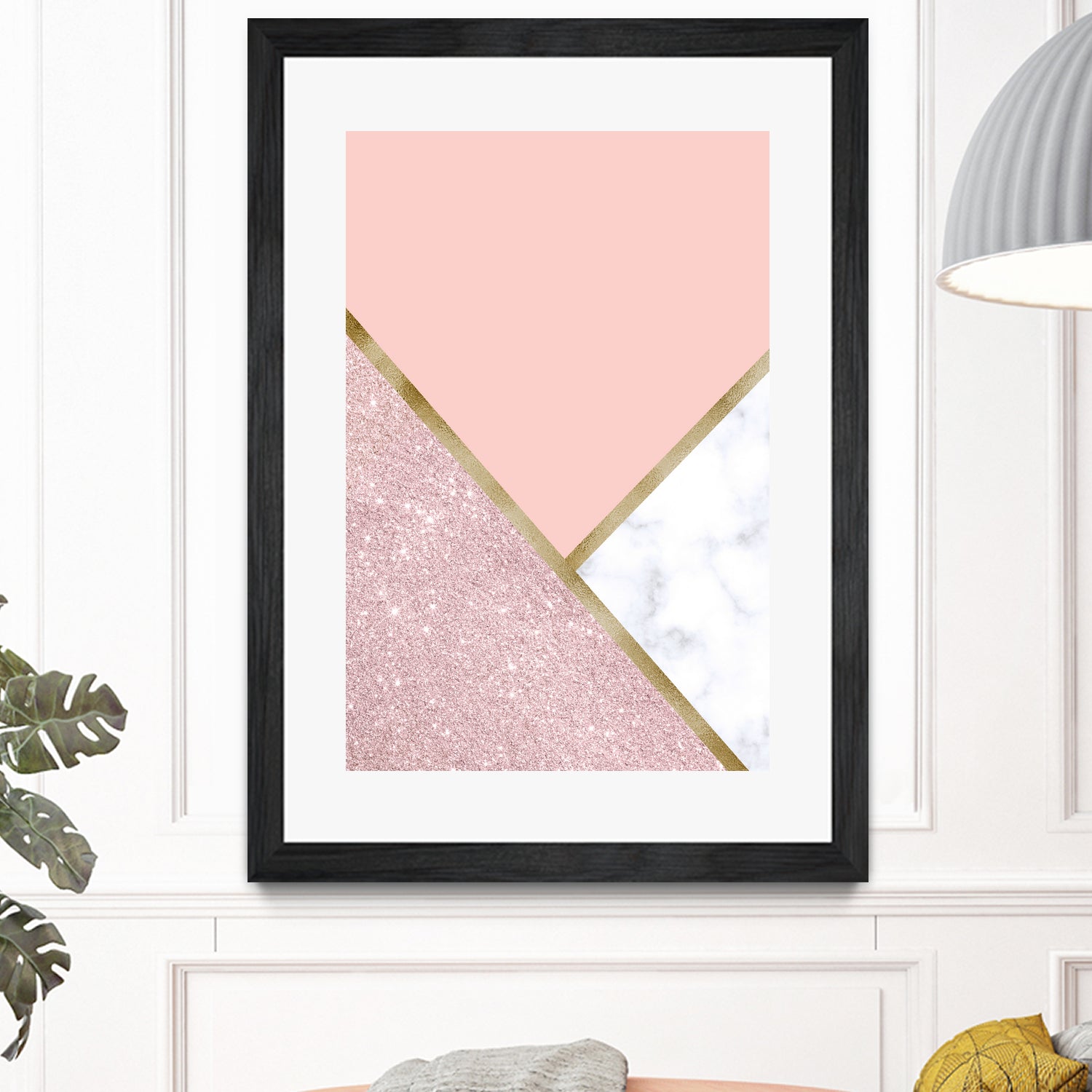 Glitter and marble by Denitsa Tsonkova on GIANT ART - pink digital drawing