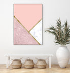 Glitter and marble by Denitsa Tsonkova on GIANT ART - pink digital drawing