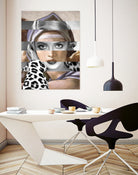 Michelangelo's Sibilla Delfica & Bette Davis by Luigi Tarini on GIANT ART - gray photo manipulation