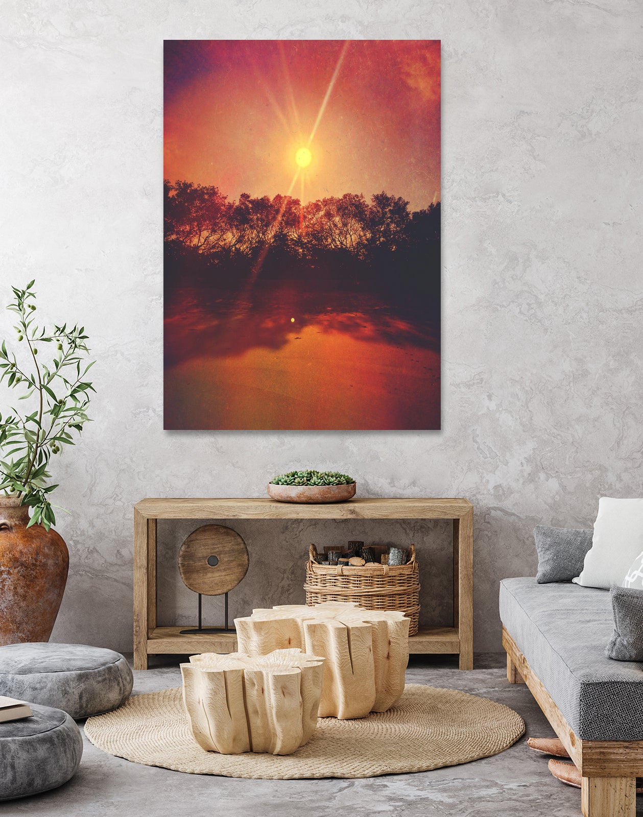 Conchal by Daniel Montero on GIANT ART - red photo manipulation