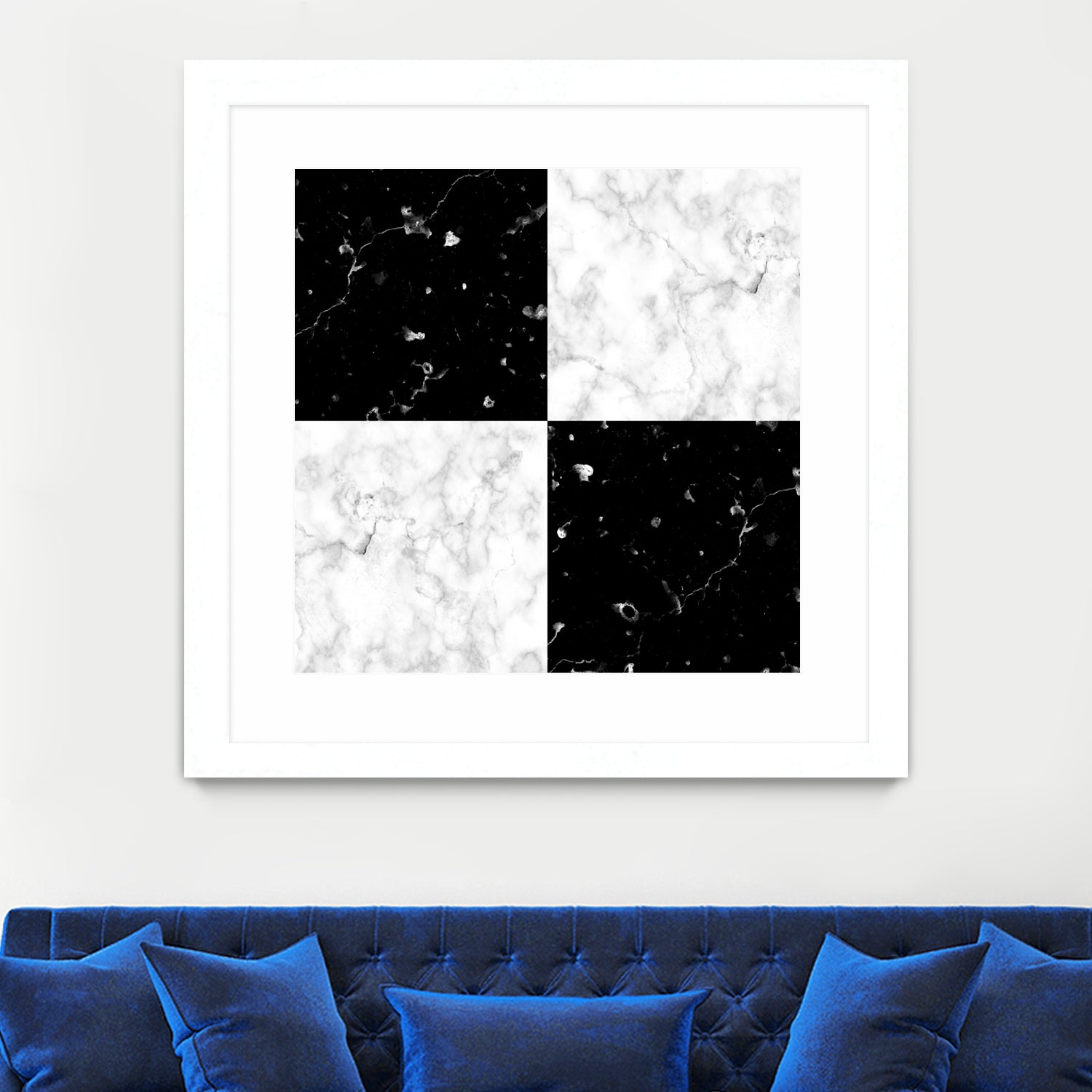 Black and white marble by Denitsa Tsonkova on GIANT ART - black digital drawing