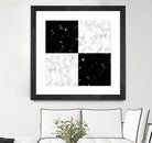 Black and white marble by Denitsa Tsonkova on GIANT ART - black digital drawing