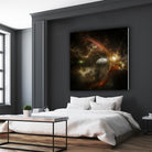 Bright nebula by Alain Gaymard on GIANT ART - black 3d art