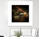 Bright nebula by Alain Gaymard on GIANT ART - black 3d art