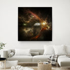 Bright nebula by Alain Gaymard on GIANT ART - black 3d art