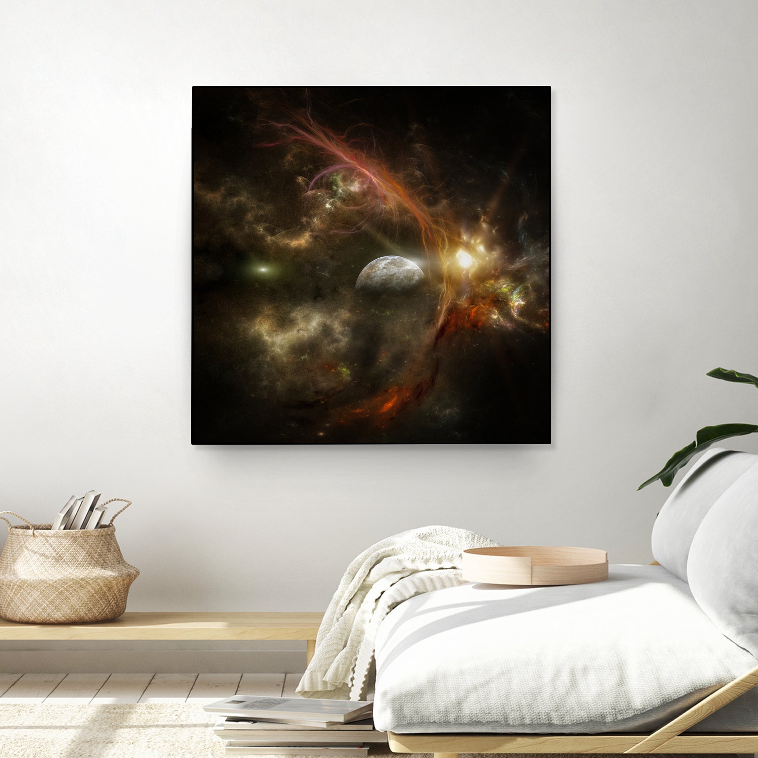 Bright nebula by Alain Gaymard on GIANT ART - black 3d art