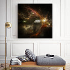 Bright nebula by Alain Gaymard on GIANT ART - black 3d art