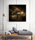 Bright nebula by Alain Gaymard on GIANT ART - black 3d art
