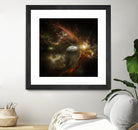 Bright nebula by Alain Gaymard on GIANT ART - black 3d art