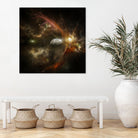 Bright nebula by Alain Gaymard on GIANT ART - black 3d art