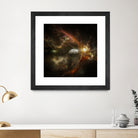 Bright nebula by Alain Gaymard on GIANT ART - black 3d art