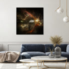 Bright nebula by Alain Gaymard on GIANT ART - black 3d art