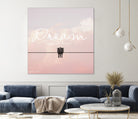 Dreamer by Donna Carter on GIANT ART - pink typography