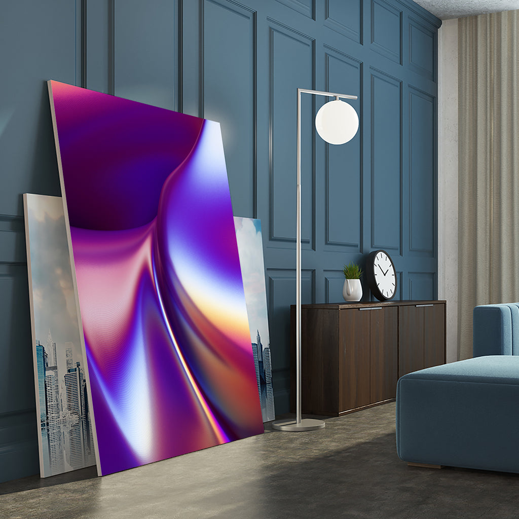 Purple Wave by Danny Jardim on GIANT ART - fuchsia digital painting