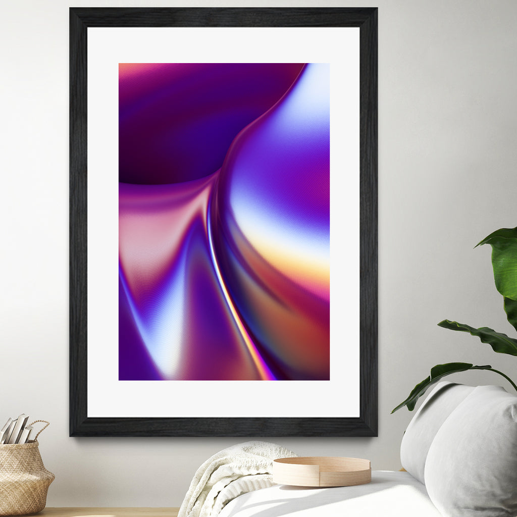 Purple Wave by Danny Jardim on GIANT ART - fuchsia digital painting