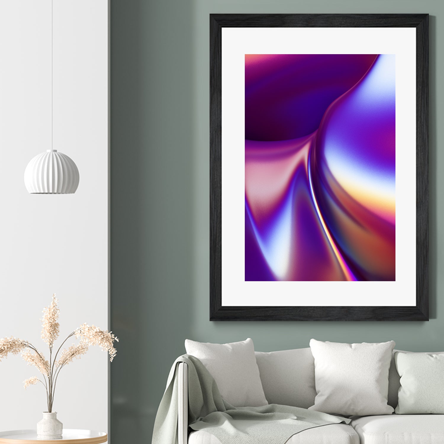 Purple Wave by Danny Jardim on GIANT ART - fuchsia digital painting