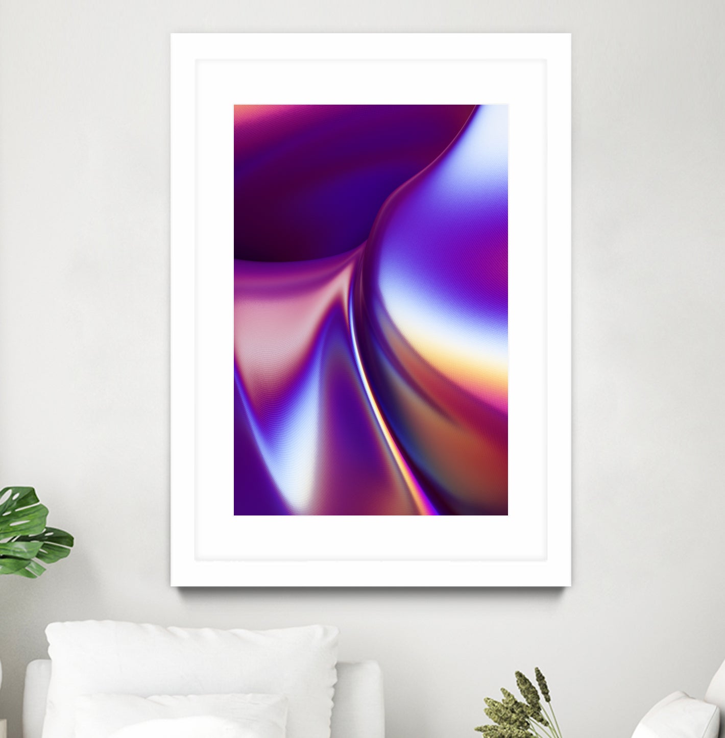 Purple Wave by Danny Jardim on GIANT ART - fuchsia digital painting